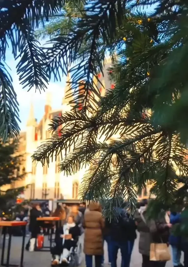Christmas market in Bruges
